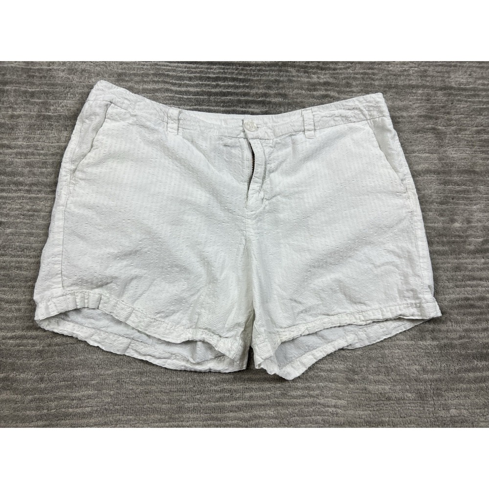 Merona Shorts Womens 12 White 100% Cotton